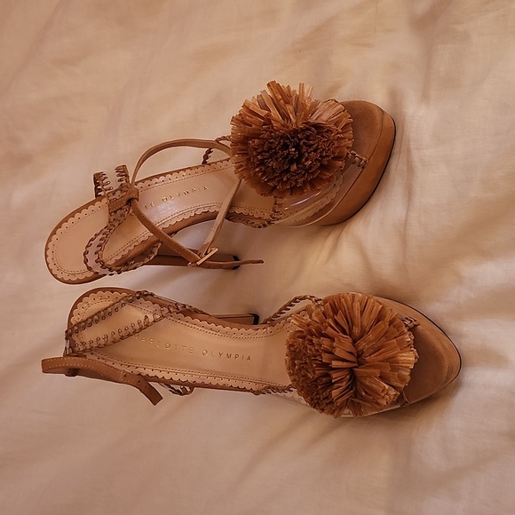 NWOT Charlottle Olympia Pomeline Platforms - Picture 2 of 8